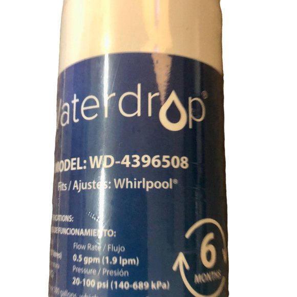 Waterdrop Whirlpool Refrigerator Filter NEW Sealed - Picture 3 of 4